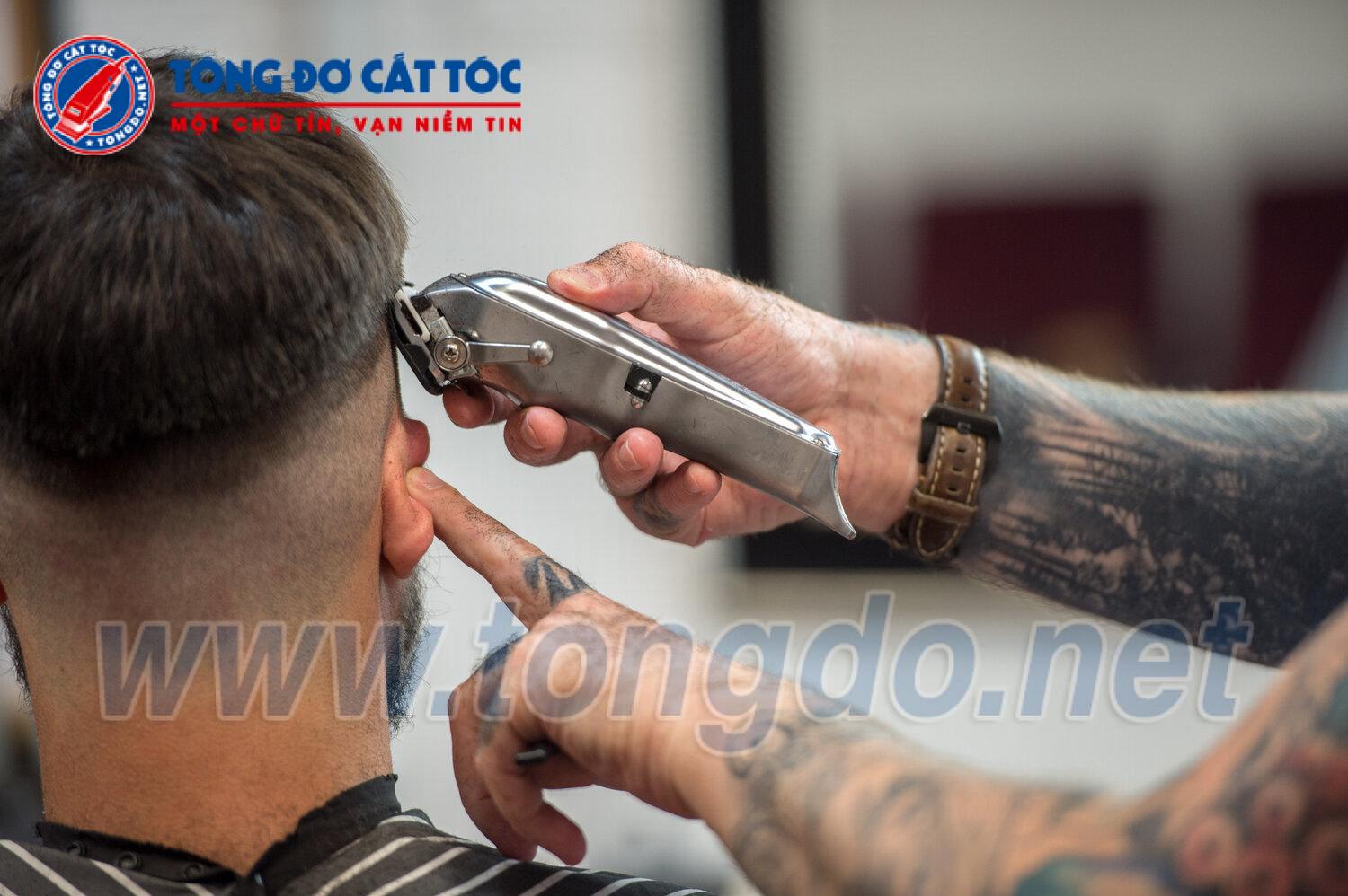 Tông đơ cắt tóc 2 tong do cat toc cho tiem