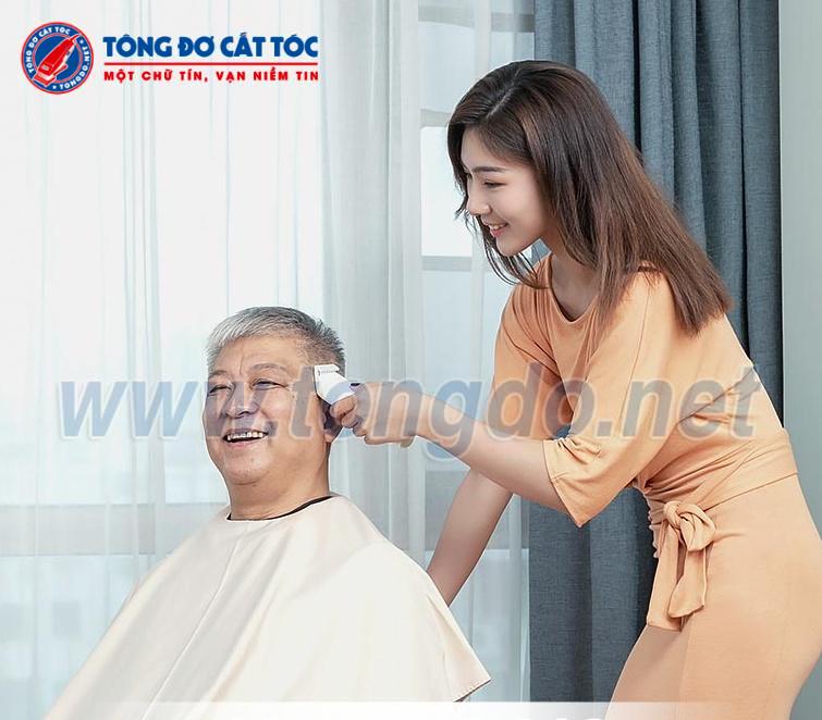 Tông đơ cắt tóc 4 tong do cat toc gia dinh
