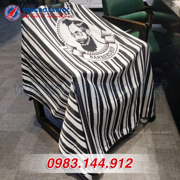Áo choàng cắt tóc Barber Shop (Màu Xanh/Đen) 7 9e6d517151f95e92034df6d5a2b086db