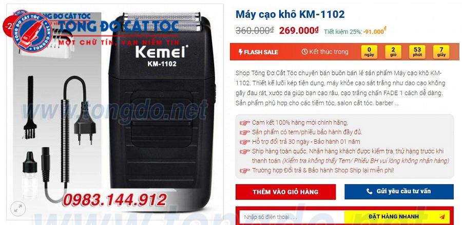TOP 5+ tông đơ Kemei chất lượng giá dưới 300K 2 TOP 5+ tông đơ Kemei chất lượng giá dưới 300K 2