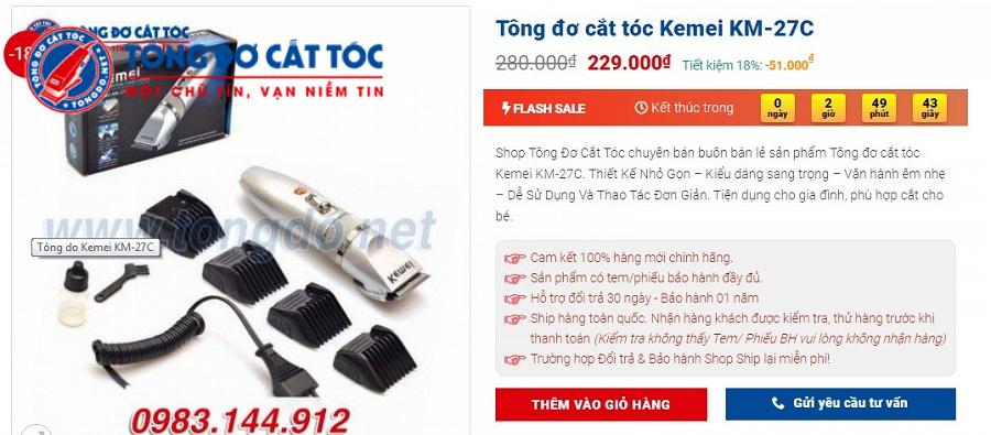 TOP 5+ tông đơ Kemei chất lượng giá dưới 300K 4 TOP 5+ tông đơ Kemei chất lượng giá dưới 300K 4