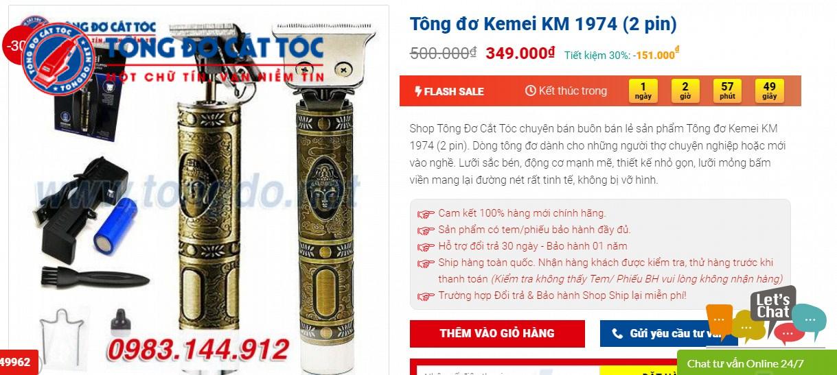 5 Tông đơ cắt tóc kemei được mua nhiều nhất năm 1 5 Tông đơ cắt tóc kemei được mua nhiều nhất năm 1