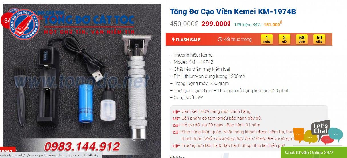5 Tông đơ cắt tóc kemei được mua nhiều nhất năm 3 5 Tông đơ cắt tóc kemei được mua nhiều nhất năm 3