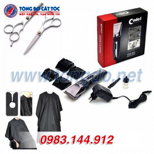 Combo bộ tông đơ cắt tóc codos