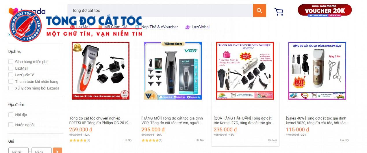Mua tông đơ cắt tóc lazada giá rẻ 1