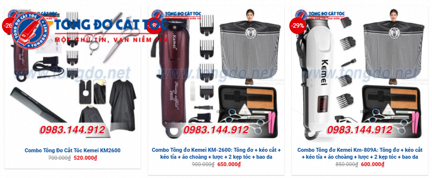 Tông đơ Kemei của nước nào?