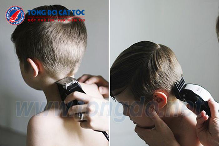 tông đơ cắt tóc cho bé hasung 