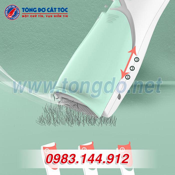 Tông đơ cắt tóc cho bé có hút thông minh - Tiện lợi cho mẹ, an toàn cho bé 14 Tông đơ cắt tóc hút tóc thông minh T520A