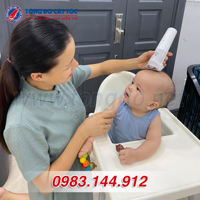 Mách mẹ kinh nghiệm chọn mua tông đơ cắt tóc em bé 11 tong do cat toc em be 1