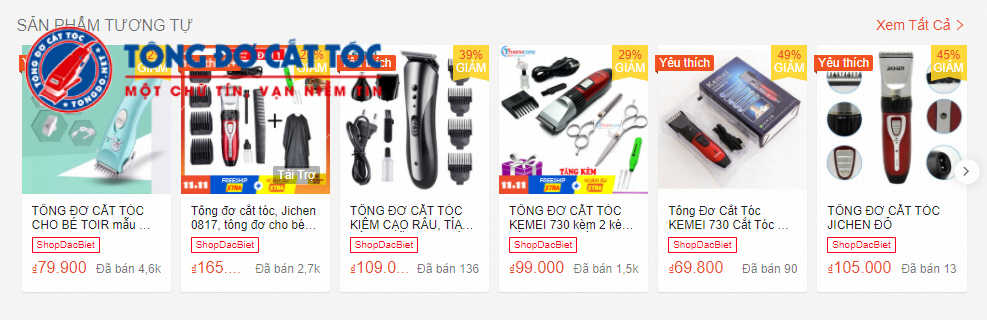 Mua tông đơ cắt tóc Shopee, cái lợi và hại?