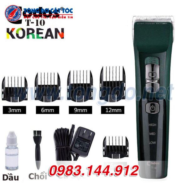 Combo tông đơ codos t10, chấn viền 9220 tặng chổi phủi 23 - codos t10 600x600 1