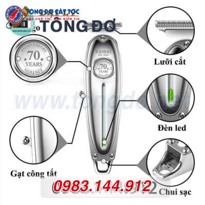 Tông đơ chấn viền kemei 70 years km-1949 47 - kemei km 1949. 2